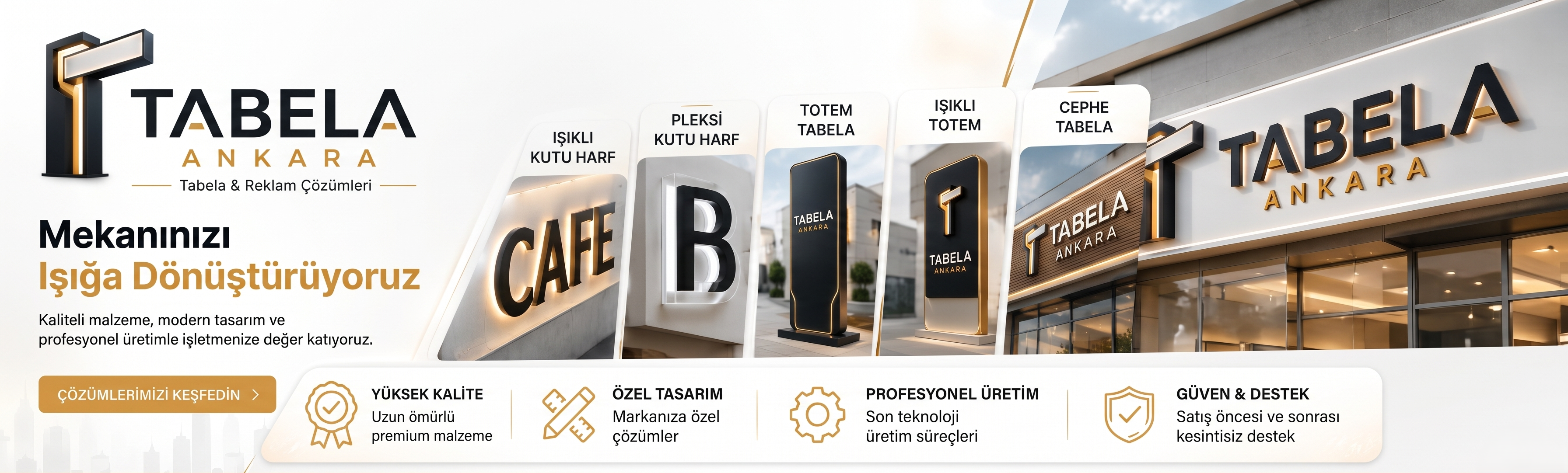 Tabela Ankara üretim ve montaj